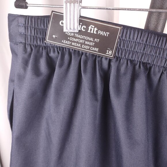 Alfred Dunner Blue Classic Fit Pants. Size 18 (NWT) - Picture 5 of 9
